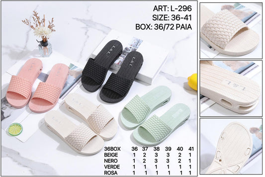 36 pezzi Pantofole donna art.L.294