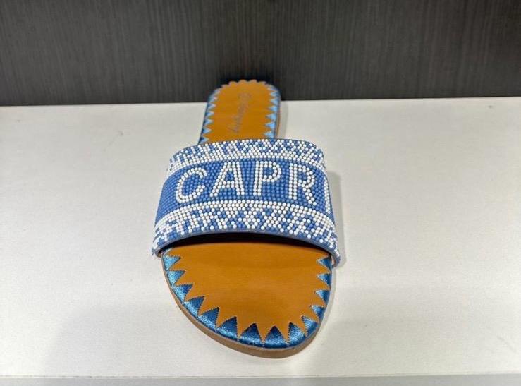 12 pezzi pantofola Capri azzurro