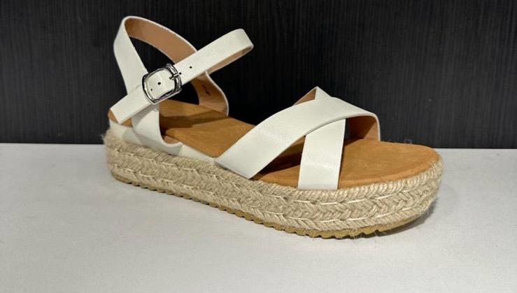 12 pezzi sandalo bianco