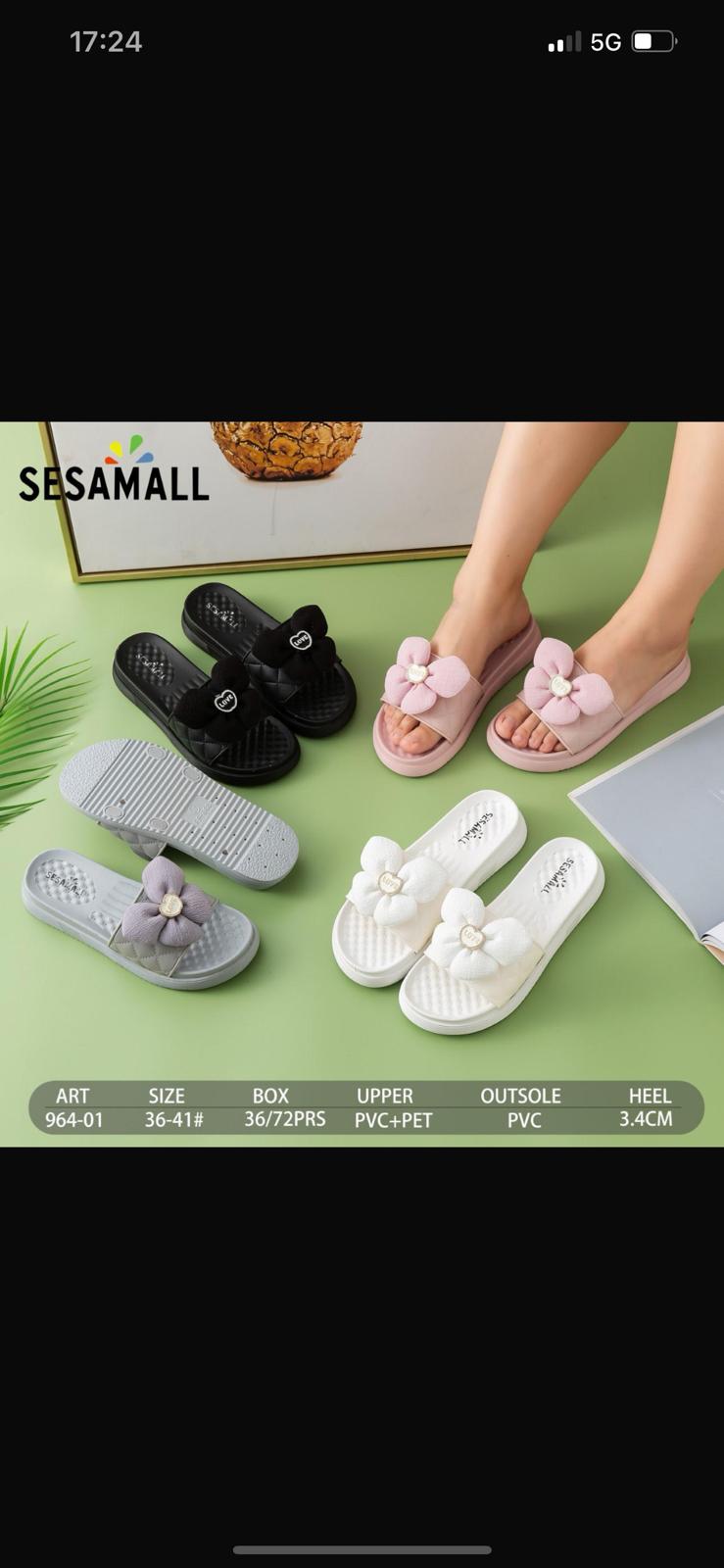 36 pezzi pantofole donna art.964-01