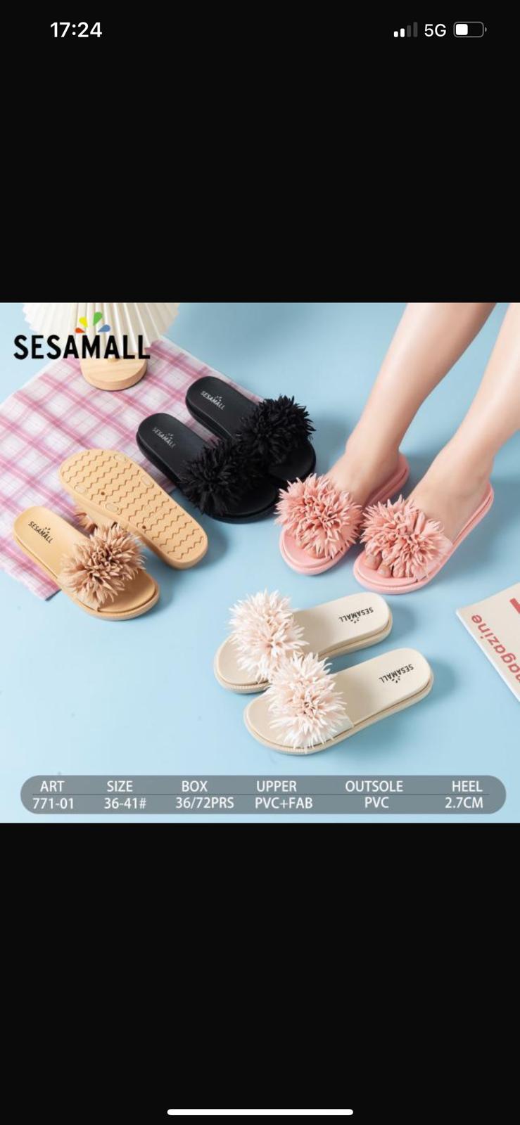 36 pezzi pantofole donna art.771-01